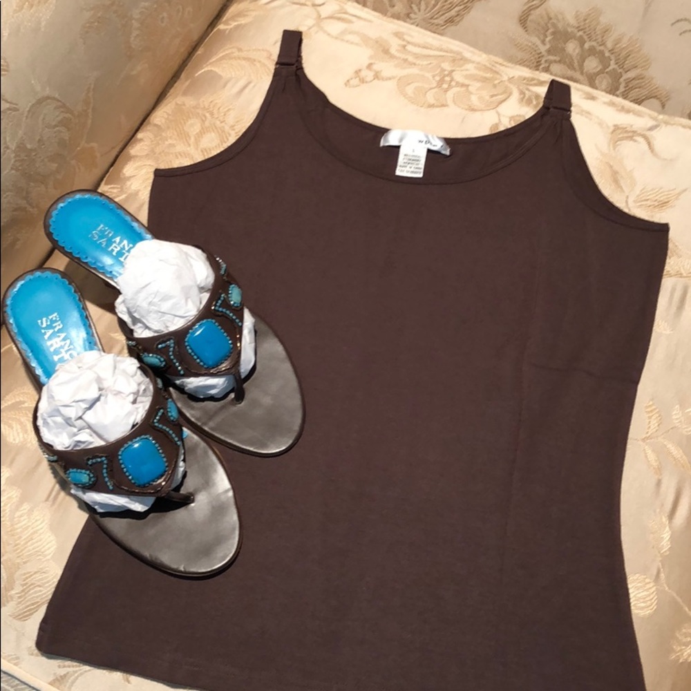 Tank Top in Dark Chocolate (by WD.NY)